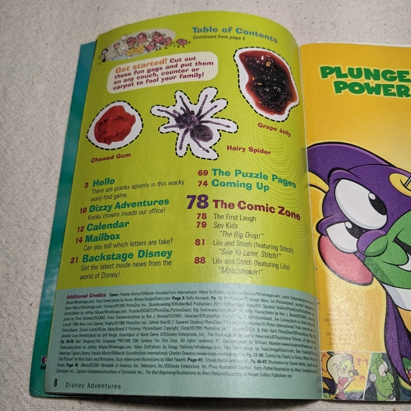 Disney Adventures 2002 magazine Prankster Hall Of Fame April fools special issue - Picture 4 of 8